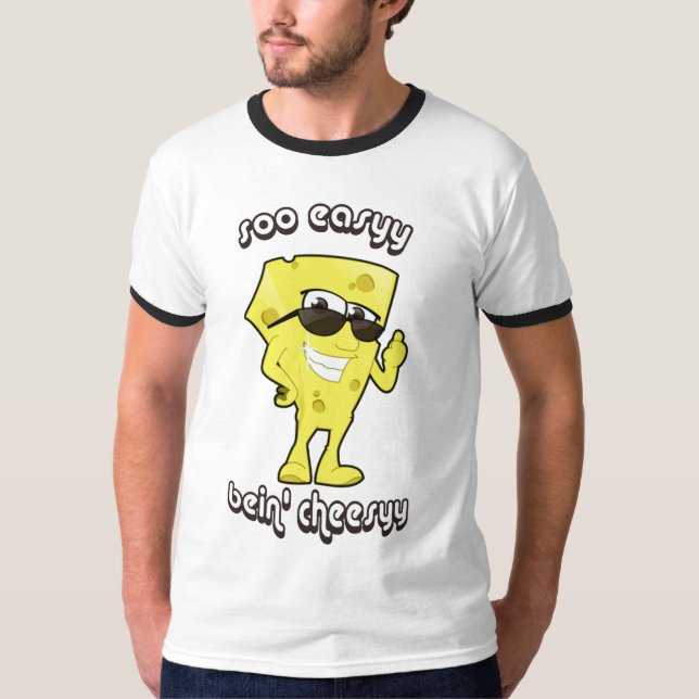 Camiseta vida do queijo do tha (Frente)