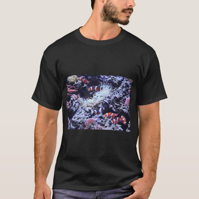 Camiseta Vida do Tanque de Recifes (Frente)