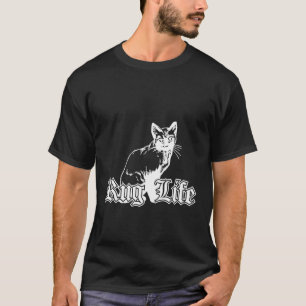 Camiseta Vida do tapete - gato de Gangsta
