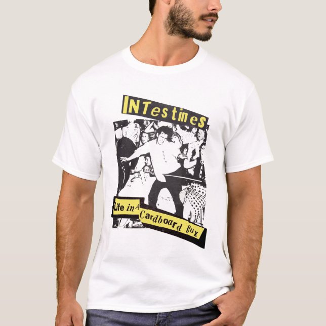 Camiseta Vida dos intestinos em uma caixa de cartão (Frente)