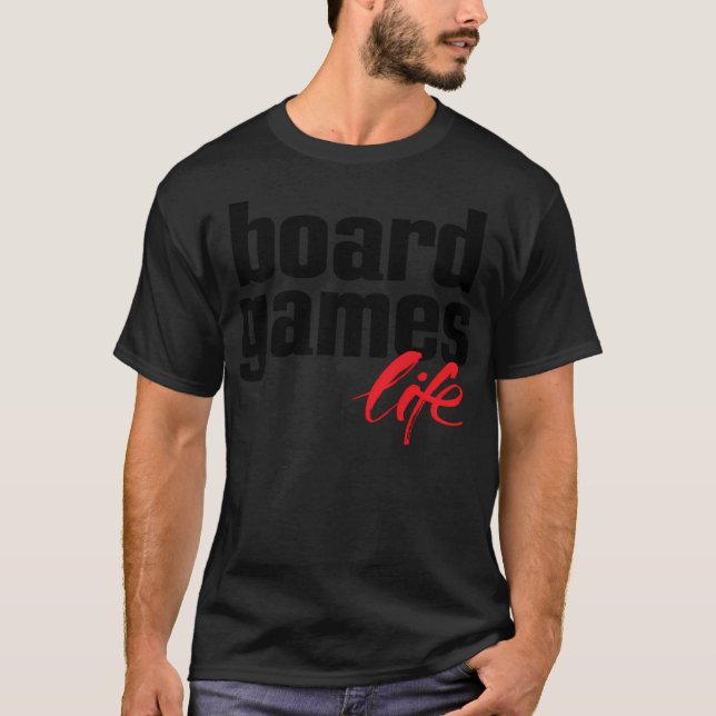 Camiseta Vida dos jogos do conselho (Frente)