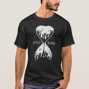 Camiseta Vida E Morte De Vampiro Não Restam Tempo Para Ning