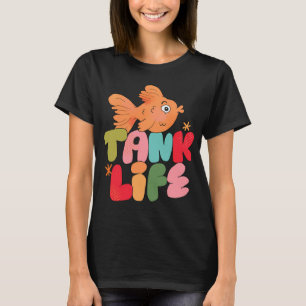 Camiseta Vida em Aquário (Rosa)