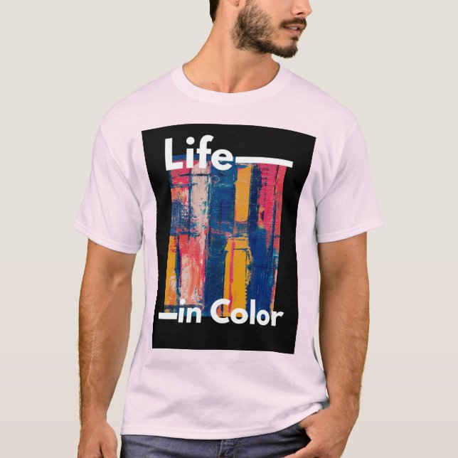 Camiseta Vida em cores (Frente)