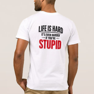 Camiseta Vida Engraçada é Difícil, Camisa de Humor