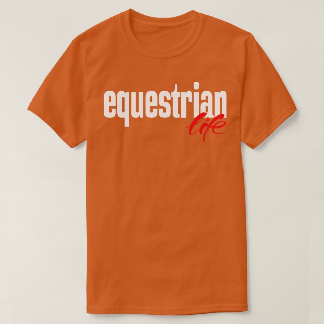 Camiseta Vida Equestre 1 (Frente do Design)