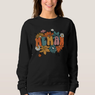 Camiseta Vida Floral Memaw Agradecida Memaw Dia de Ação de