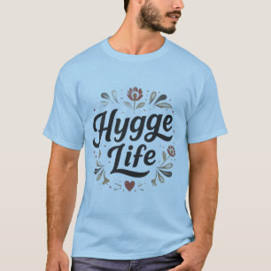 Camiseta Vida Hygge Escandinava Minimalista
