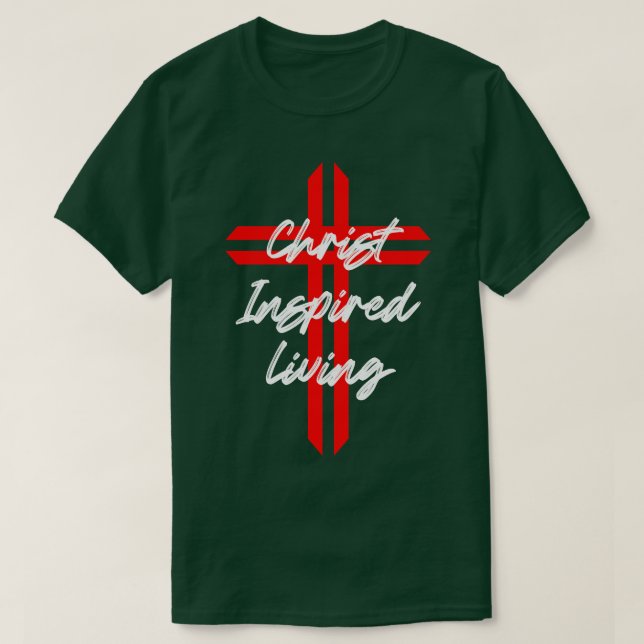Camiseta Vida inspirada no cristo (Frente do Design)