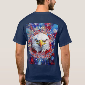 Camiseta Vida, Liberdade e a Busca do Fogo de Águia Vermelh
