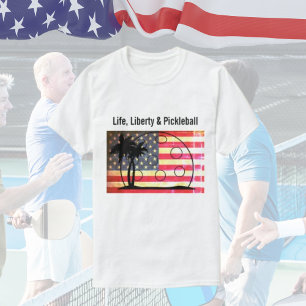 Camiseta Vida Liberdade & Pickleball Divertido