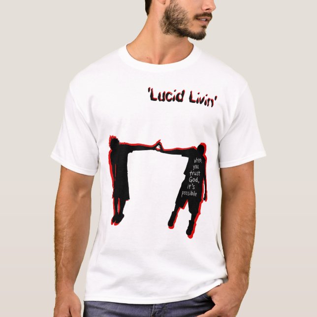 Camiseta 'Vida Lúcida Salmo 27:10 (Frente)