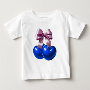 Camiseta Vida Macia Cereja Azul Coquete Estética
