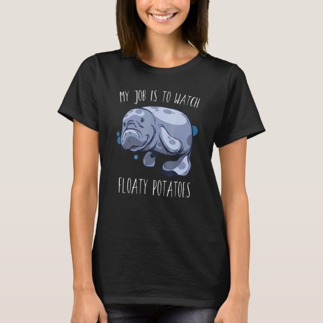 Camiseta Vida Marinha de Batata Flutuante 2 (Frente)