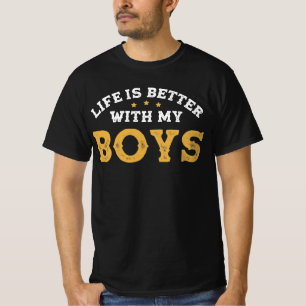 Camiseta Vida melhor com os meus filhos