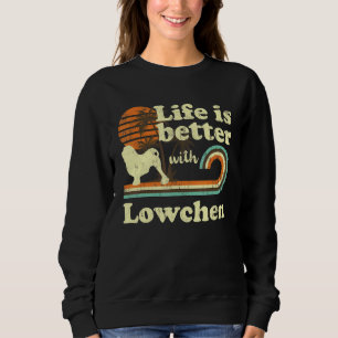 Camiseta Vida Melhor Lowchen Cachorro Pai