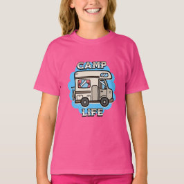 Camiseta Vida no Acampamento | Camper Retrô