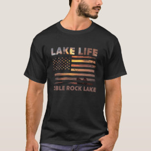 Camiseta Vida no Lago Tabela Rock Lake Cena Ao Ar Livre Ave