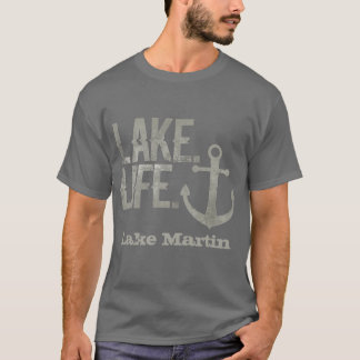 Camiseta Vida no Lago Tema Náutico com Âncora