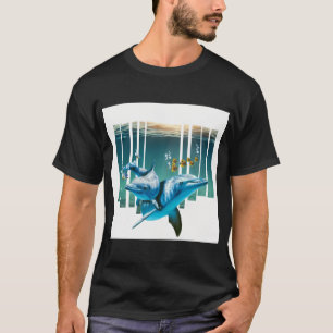 Camiseta Vida no oceano em perspectiva