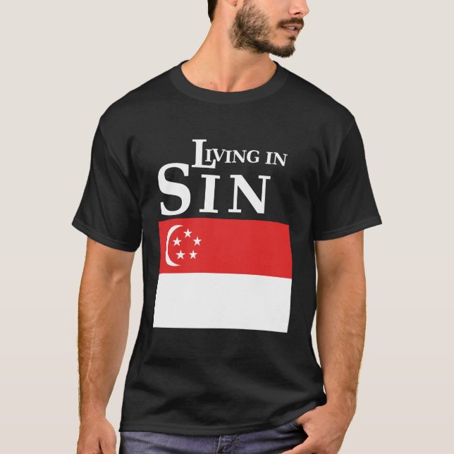 Camiseta Vida no PECADO - edição de Singapore (Frente)