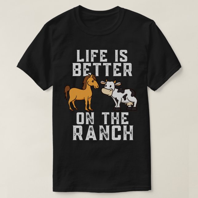 Camiseta Vida No Ranch (Frente do Design)