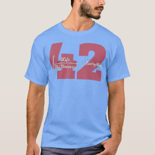 Camiseta Vida, O Universo, Tudo = 42 Equação