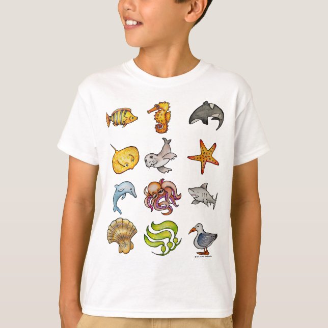 Camiseta Vida Oceânica (Frente)