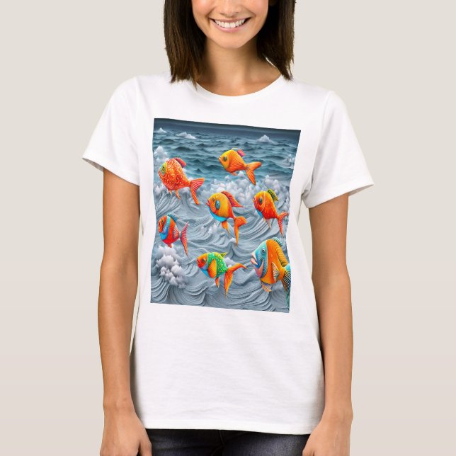 Camiseta Vida Oceânica (Frente)