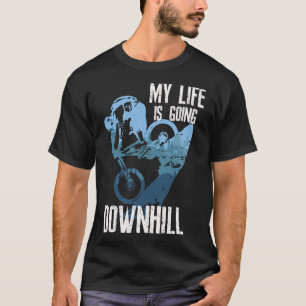 Camiseta Vida por trás da bicicleta de montanha RS Biking E
