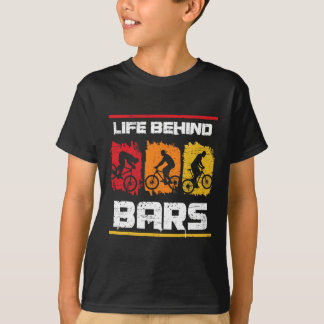 Camiseta Vida por trás do Rs Mountain Biking Para uma Bicic