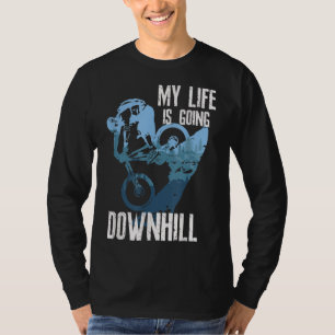 Camiseta Vida por trás dos Bares que fazem bicicleta de mon