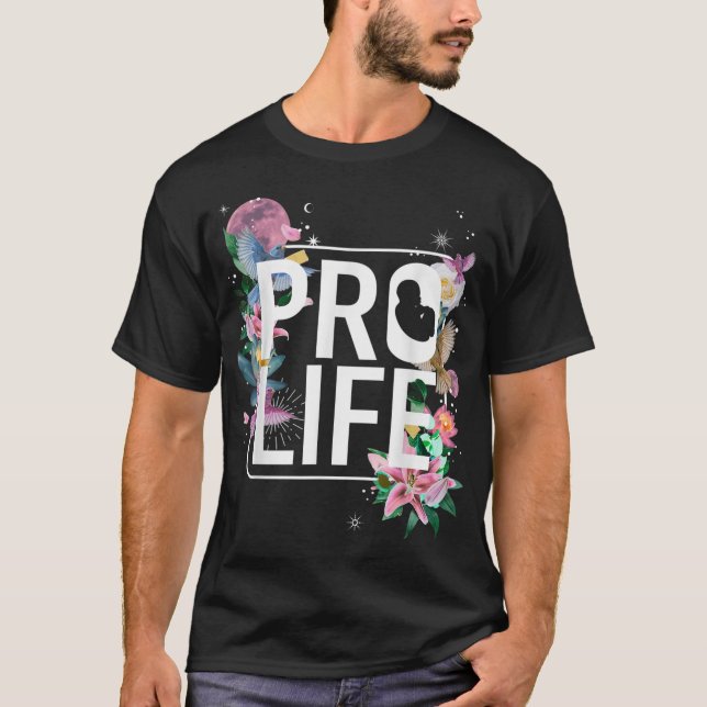 Camiseta Vida profissional Pro Deus Escolha a vida conserva (Frente)