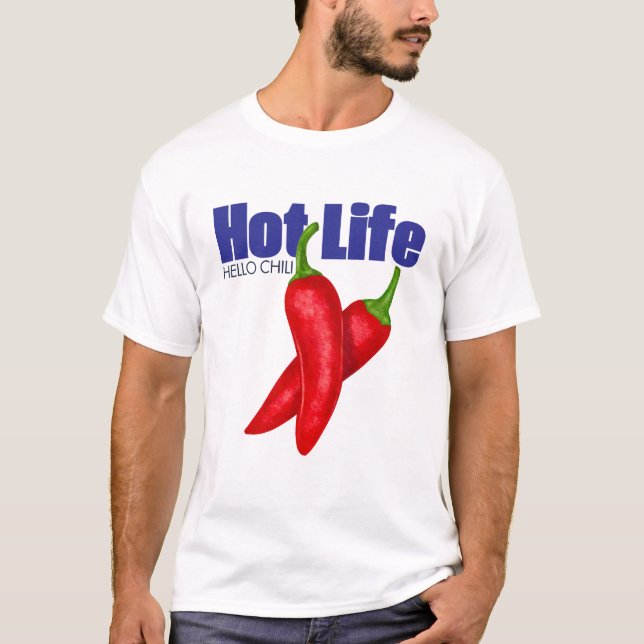 Camiseta Vida quente (Frente)