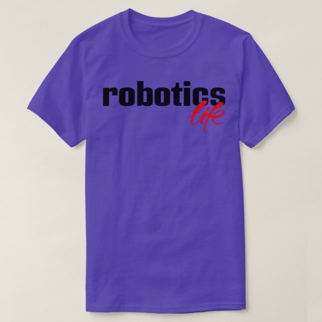 Camiseta Vida Robótica (Frente do Design)