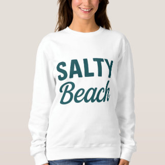 Camiseta Vida Salgada na Praia Estampa Gráfica Oceano Azul