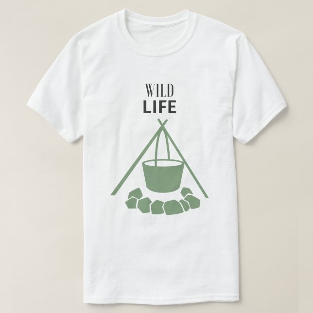 Camiseta Vida Selvagem (Frente do Design)