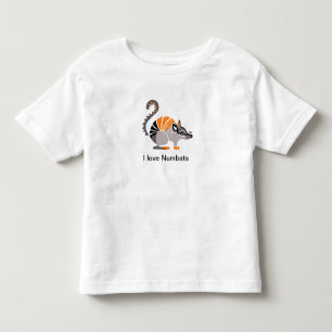 Camiseta Vida selvagem - adoro NUMBATS - Imagem animal