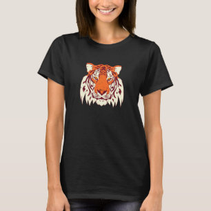 Camiseta Vida Selvagem Ásia Animal Tigre Cabeça Selvagem Ga