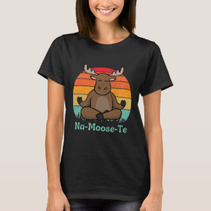 Camiseta Vida Selvagem Caprichosa Na-moose-te Ioga de Alce
