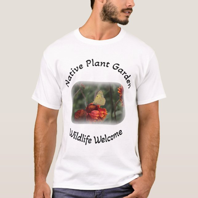 Camiseta Vida selvagem de plantas nativas bem-vinda (Frente)