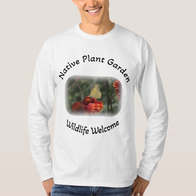 Camiseta Vida selvagem de plantas nativas bem-vinda (Frente)