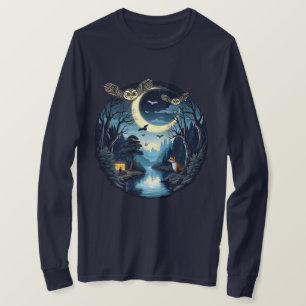 Camiseta Vida selvagem noturna Maravilha Design