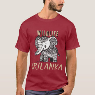Camiseta Vida Selvagem Sri Lanka