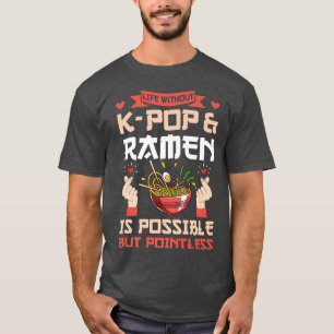 Camiseta Vida sem K-pop e Ramen K-pop e Ramen 807