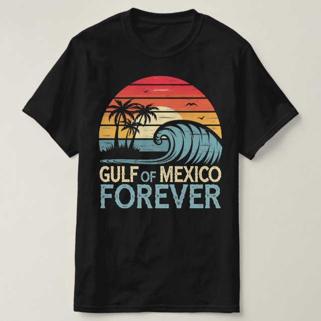 Camiseta Vida Shirt Beach do Golfo do México (Frente do Design)