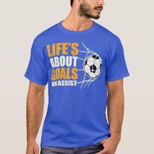 Camiseta Vida sobre objetivos e assistência