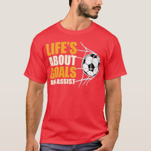 Camiseta Vida sobre objetivos e assistência