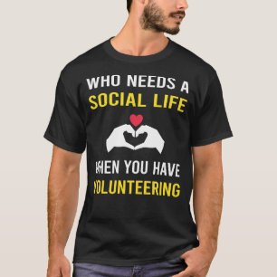 Camiseta Vida Social Voluntariado Voluntário