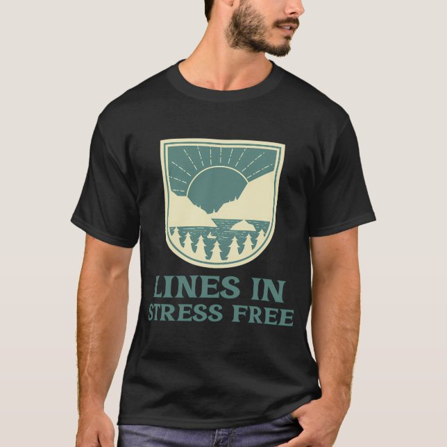 Camiseta Vida Solitária, Caça e Pesca (Frente)